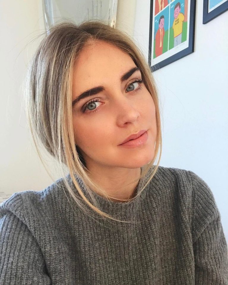 Chiara Ferragni No Makeup Natural Look