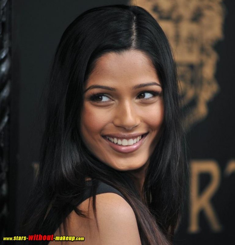 Freida Pinto Without Makeup Photo