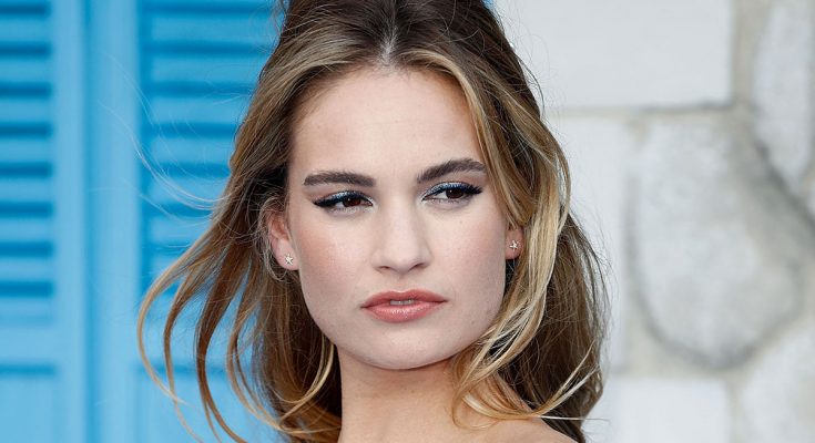 Lily James Without Cosmetics