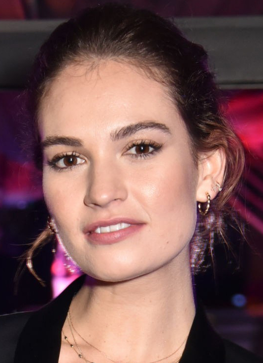 Lily James Without Makeup