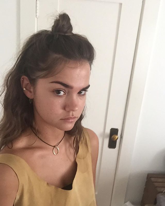 Maia Mitchell No Makeup Natural Look