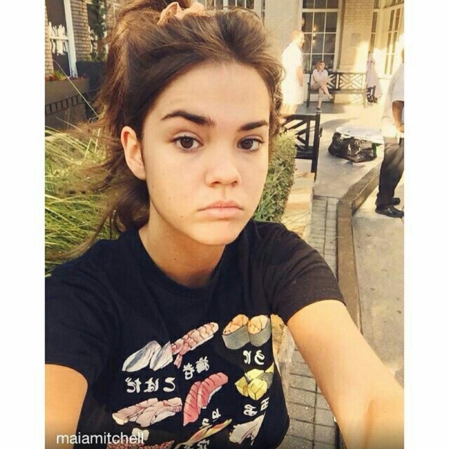 Maia Mitchell No Makeup