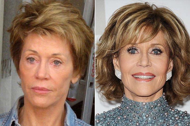 Jane Fonda Makeup-free