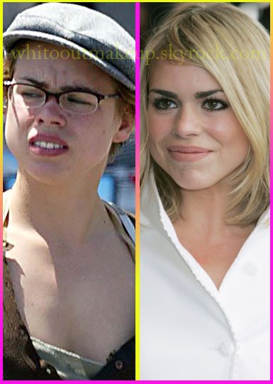 Billie Piper No Makeup Natural Look