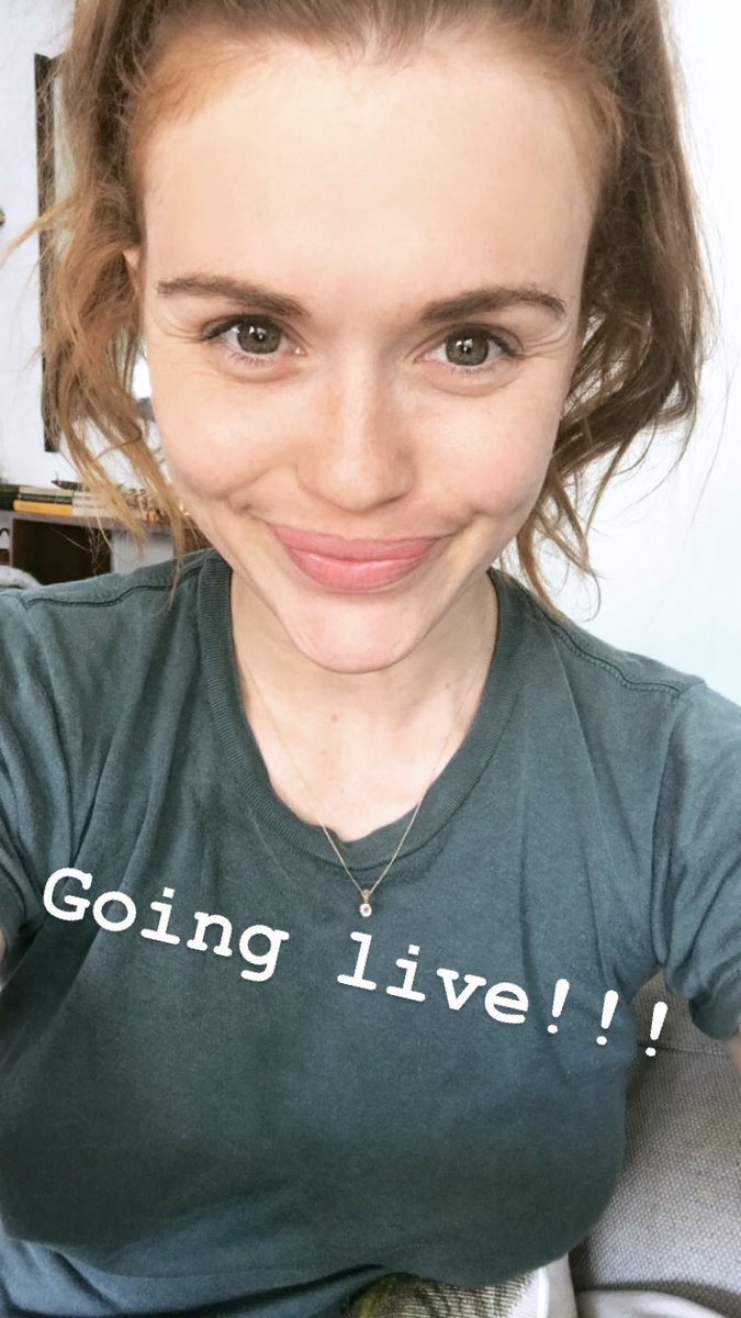 Holland Roden Makeup-free