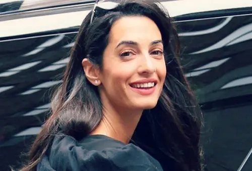 Amal Alamuddin No Makeup Natural Look