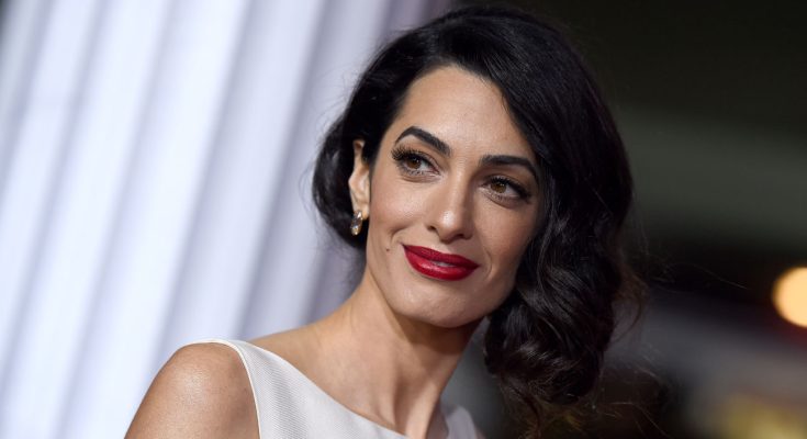 Amal Alamuddin Without Cosmetics