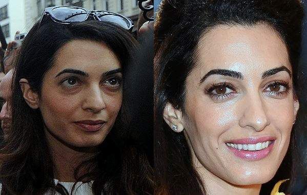 Amal Alamuddin Without Makeup