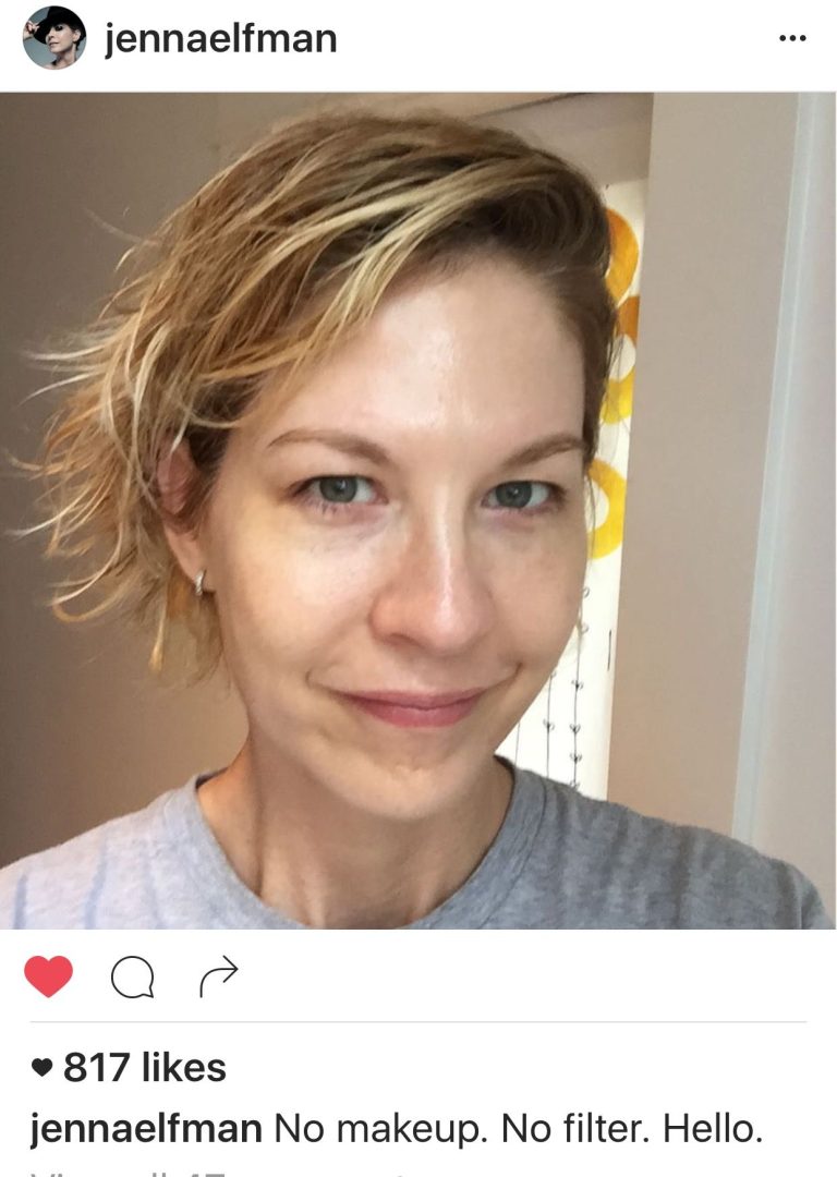 Jenna Elfman No Makeup Natural Look