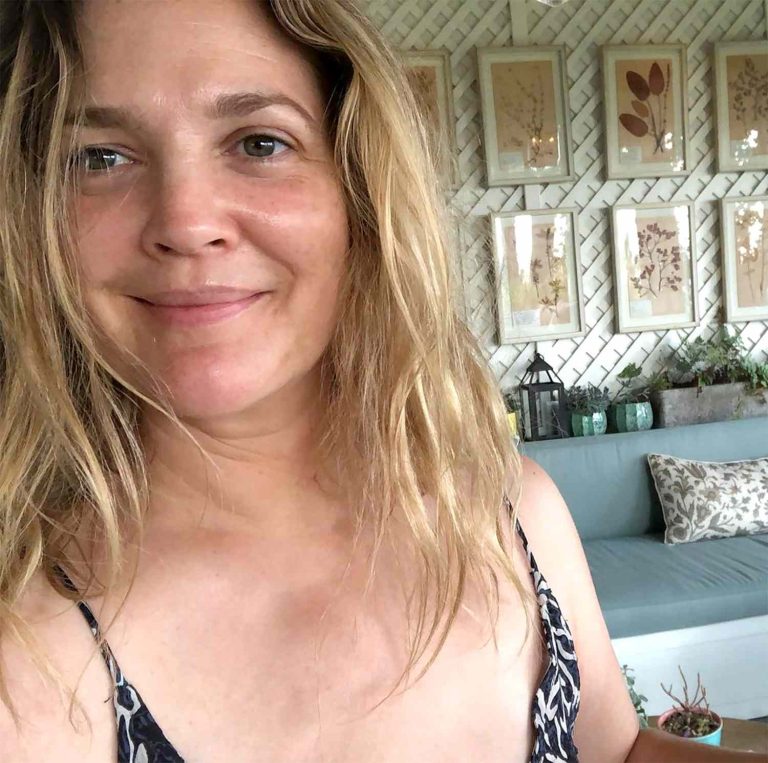 Drew Barrymore Without Makeup