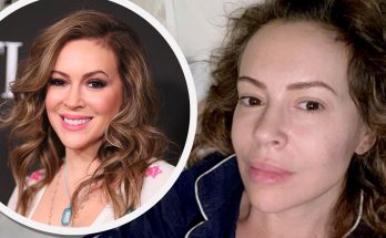 Alyssa Milano Without Cosmetics