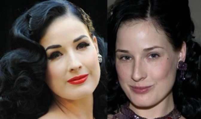 Dita Von Teese Without Cosmetics