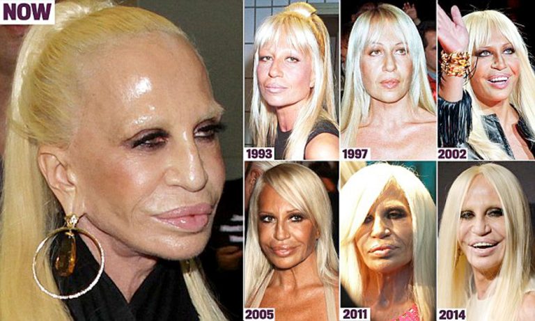 Donatella Versace No Makeup