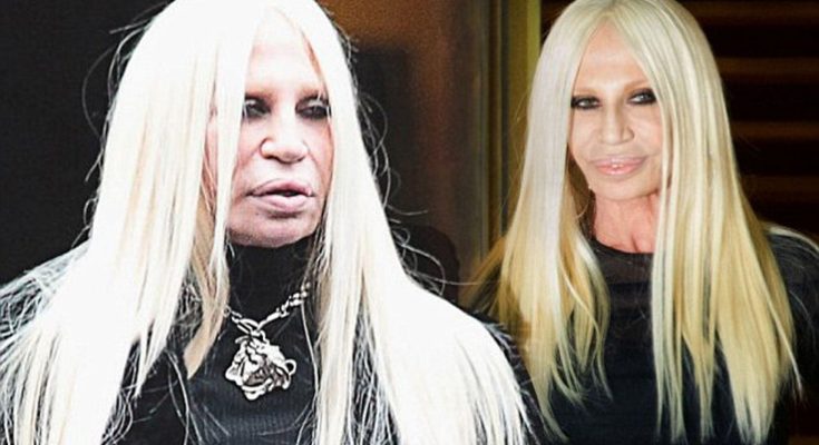 Donatella Versace Without Cosmetics