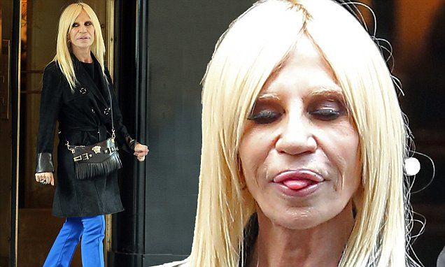 Donatella Versace Without Makeup