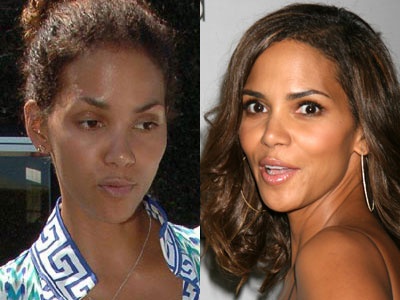 Halle Berry Without Cosmetics