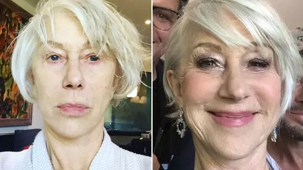 Helen Mirren Makeup-Free