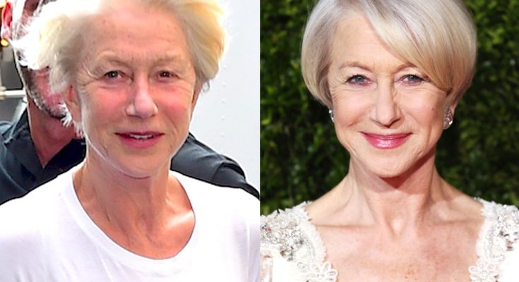 Helen Mirren Without Cosmetics