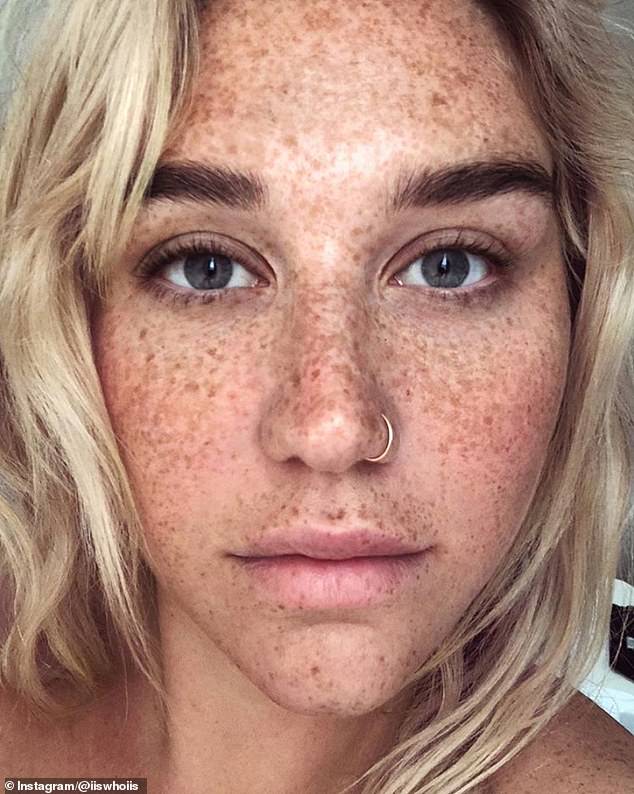 Kesha Makeup-Free