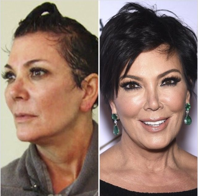 Kris Jenner Makeup-Free